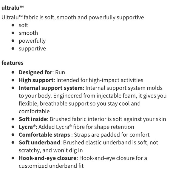 BLACK - NEW Lululemon AirSupport Sports Bra 38DD - Picture 6 of 6